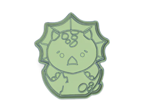 Cortantes Dino Dinosaurios Dinosaurs Cookie Cutter Galleta Galletitas Cer&aacute;mica Arcilla Manualidades Modelo de impresión 3D