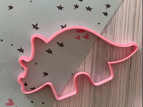 Cortantes Dino Dinosaurios Dinosaurs Cookie Cutter Galleta Galletitas Cer&aacute;mica Arcilla Manualidades Modelo de impresión 3D