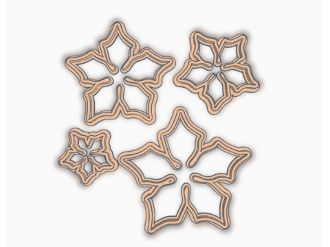 Cortantes Navidad Christmas Holydays Cookie Cutter Galleta Galletitas Cermica Arcilla Manualidades 3D Принт Модель