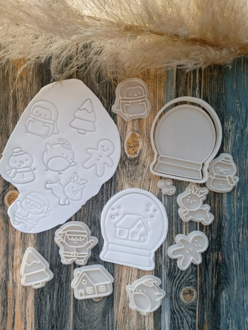 Cortantes Navidad Christmas Holydays Cookie Cutter Galleta Galletitas Cermica Arcilla Manualidades 3D Принт Модель .c4d .max .obj .3ds .fbx .stl .blend 