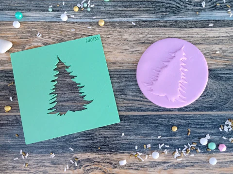 Texturizador Stamp Navidad Święta Bożego Narodzenia Foremka do ciastek Galleta Galletitas Cer&aacute;mica Arcilla Model do druku 3D