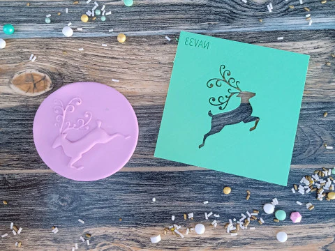 Texturizador Stamp Navidad Święta Bożego Narodzenia Foremka do ciastek Galleta Galletitas Cer&aacute;mica Arcilla Model do druku 3D