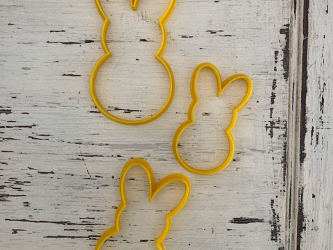 Pascua Conejo Easter Rabbit EGG Cookie Cutter Galleta Galletitas Cermica Arcilla Modelo de impresión 3D