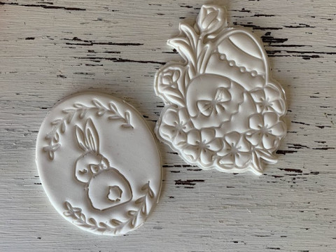 Pascua Conejo Easter Rabbit EGG Cookie Cutter Galleta Galletitas Cermica Arcilla 3D 프린트 모델