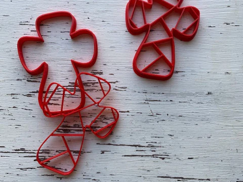 Pascua Conejo Easter Rabbit EGG Cookie Cutter Galleta Galletitas Cermica Arcilla 3D Print Model