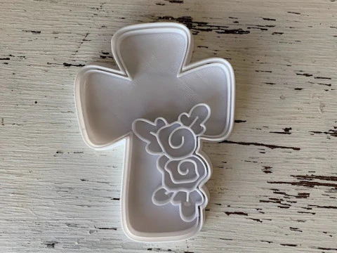 Pascua Conejo Easter Rabbit EGG Cookie Cutter Galleta Galletitas Cermica Arcilla 3D Print Model