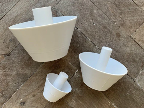 Conos Bordes Perfectos Tazas Cermiaca Arcilla Alfarera Arte 3D Print Model