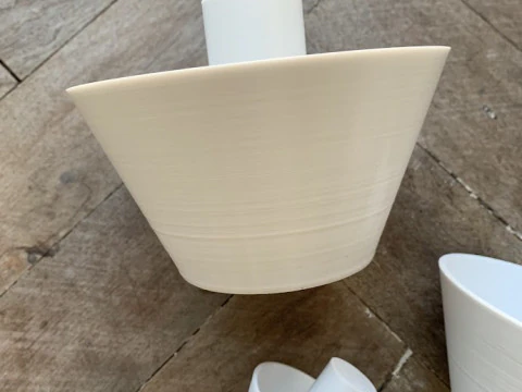 Conos Bordes Perfectos Tazas Cermiaca Arcilla Alfarera Arte 3D Print Model