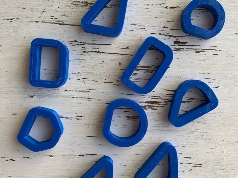 Moldes para Asas de Taza Ceramica Arcilla Alfarera Arte 3D Print Model