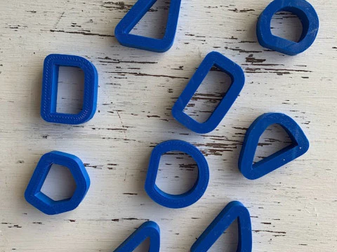 Moldes para Asas de Taza Ceramica Arcilla Alfarera Arte Modelo de Impressão 3D