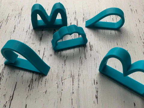 Moldes para Asas de Taza Ceramica Arcilla Alfarera Arte Modelo de Impressão 3D