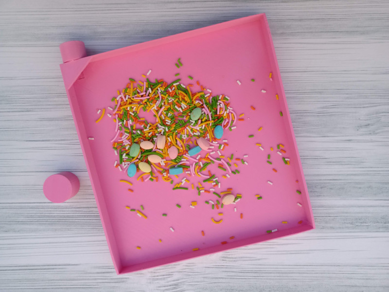 Bandeja Easy Sprinkles Repostera Pastelera Bakery Cookies Galletas 3D प्रिंट मॉडल .c4d .max .obj .3ds .fbx .stl .blend 