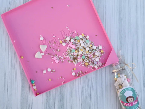 Bandeja Easy Sprinkles Repostera Pastelera Bakery Cookies Galletas Model do druku 3D