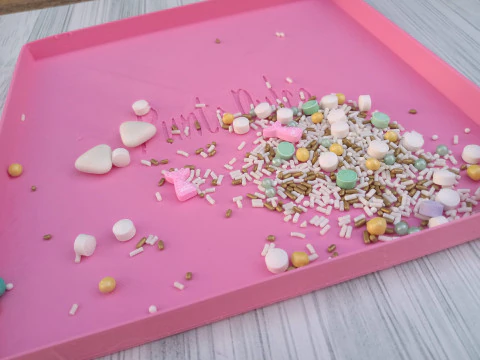 Bandeja Easy Sprinkles Repostera Pastelera Bakery Cookies Galletas Model do druku 3D