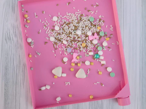 Bandeja Easy Sprinkles Repostera Pastelera Bakery Cookies Galletas Model do druku 3D