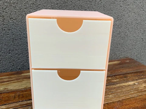 Gavetero RAck Modulo Orden Caj&oacute;n Modelo de impresión 3D
