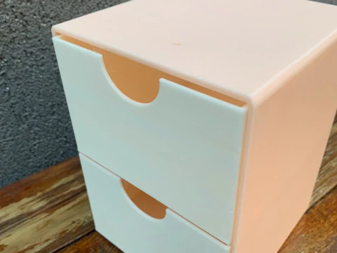 Gavetero RAck Modulo Orden Caj&oacute;n Modelo de impresión 3D