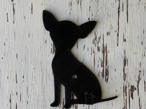 Perchero Perro Dog Gato Cat Hueso Huesito Correa Modelo de impresión 3D