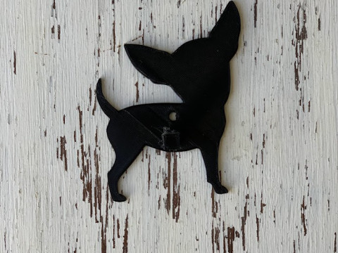 Perchero Perro Dog Gato Cat Hueso Huesito Correa Modelo de impresión 3D