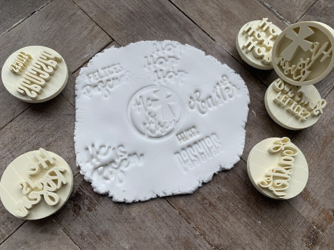 Kit por 13 Sets de Sellos Mango Intercambiable Cermica Arcilla Cookies 3D Print Model