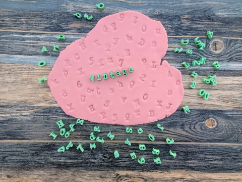 Kit Sellos Stamp Abc Abecedario Letters Numbers Arte Cermica Arcilla Alfarera Manualidades 3D Print Model