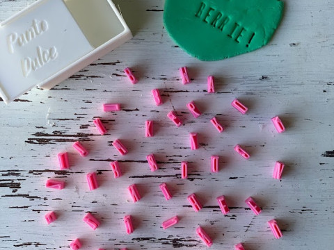 Kit Sellos Stamp Abc Abecedario Letters Numbers Arte Cermica Arcilla Alfarera Manualidades 3D Принт Модель
