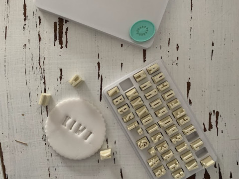 Kit Sellos Stamp Abc Abecedario Letters Numbers Arte Cermica Arcilla Alfarera Manualidades 3D Принт Модель