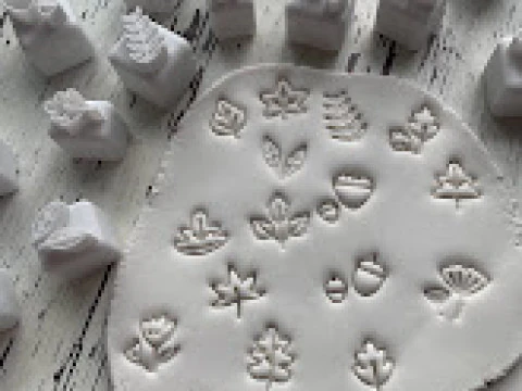 Kit x 24 sets de Sellos Stamp Arte Cermica Arcilla Alfarera Manualidades 3D Print Model