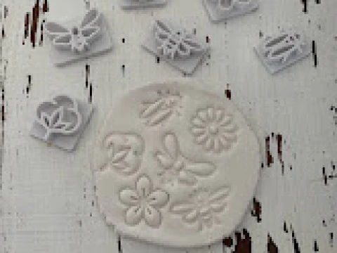 Kit x 24 sets de Sellos Stamp Arte Cermica Arcilla Alfarera Manualidades 3D Print Model