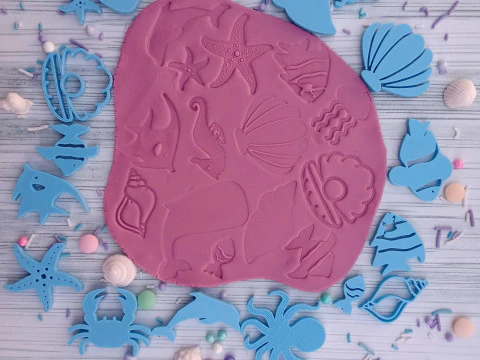 Kit x 50 sets de Sellos Stamp Arte Cermica Arcilla Alfarera Manualidades 3D Print Model