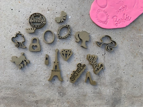 Kit x 50 sets de Sellos Stamp Arte Cermica Arcilla Alfarera Manualidades 3D Print Model
