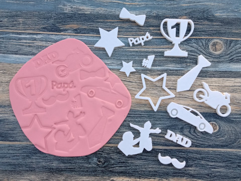 Kit x 50 sets de Sellos Stamp Arte Cermica Arcilla Alfarera Manualidades 3D Print Model