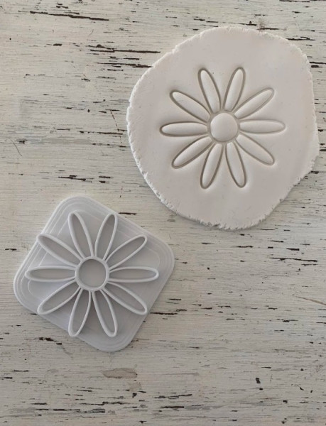 SET x 6 Sellos Stamp Flower Flor Arte Cermica Arcilla Alfarera Manualidades 3D Print Model .c4d .max .obj .3ds .fbx .stl .blend 