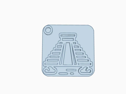 SET x 8 Sellos Stamp Paisaje Monumets Arte Cermica Arcilla Alfarera Manualidades 3D Print Model