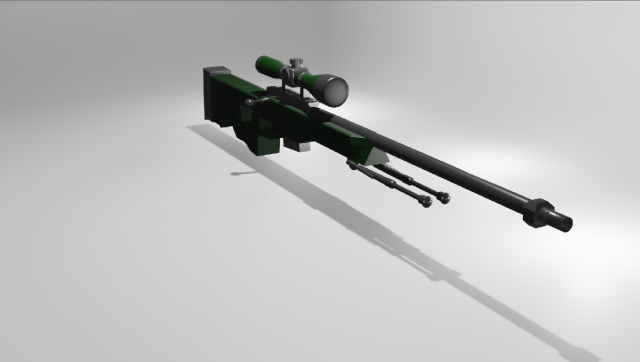 AWP In blender 3D Model .c4d .max .obj .3ds .fbx .stl .blend 