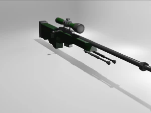AWP 在搅拌机中 3D 模型