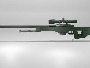 AWP In blender 3D Model