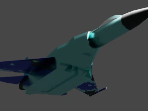 Su - 27 Modelo 3D