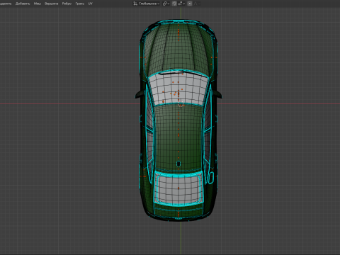 Audi A7 by babonara 3D 모델