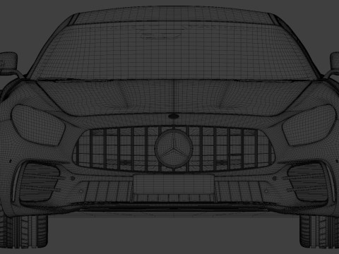 Mercedes AMG GT-S by babonara Modèle 3D