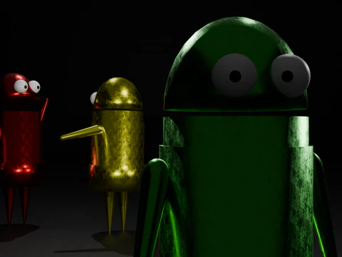 Characters from game REPO 3D Model