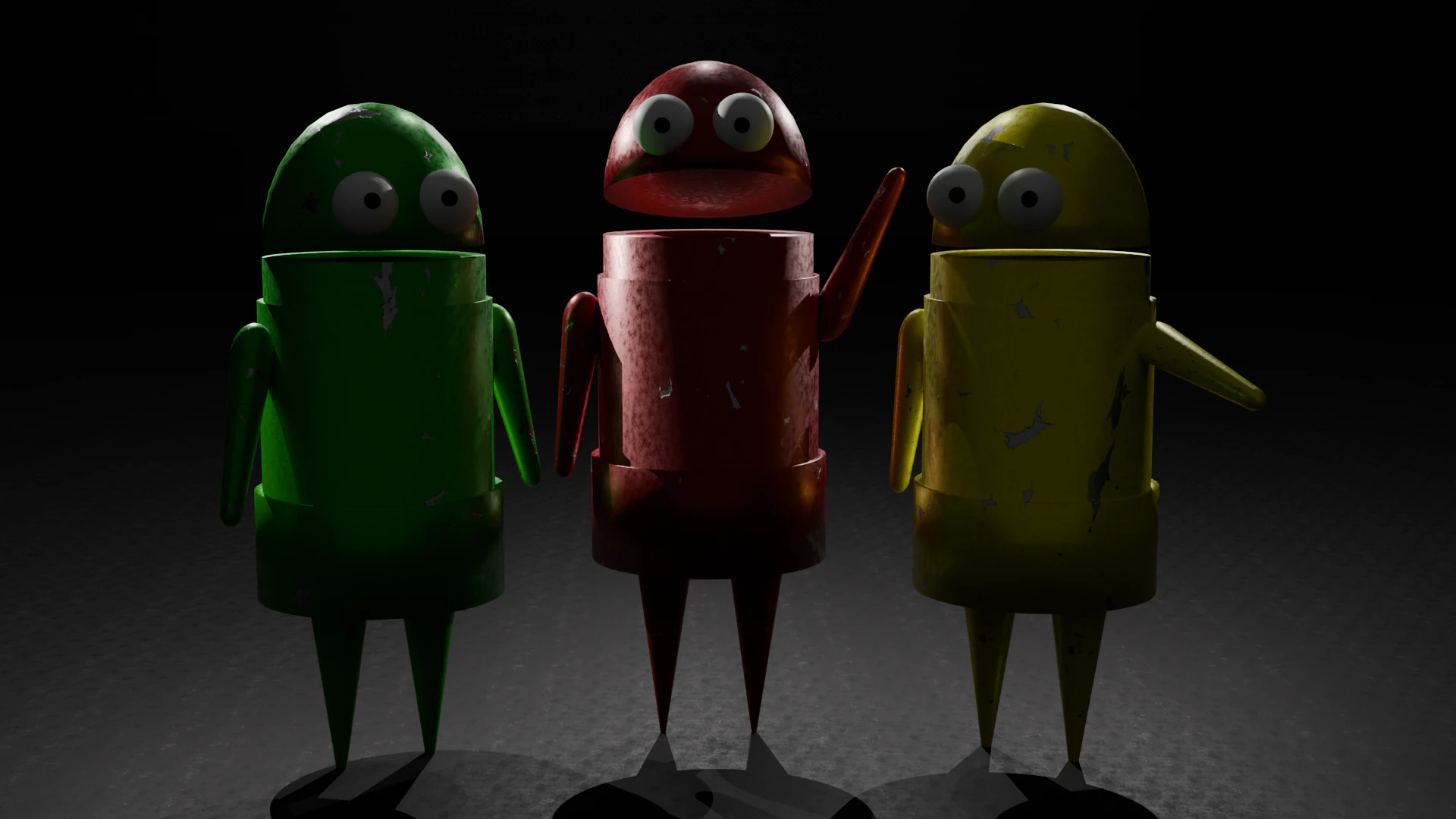 Characters from game REPO 3D Model .c4d .max .obj .3ds .fbx .stl .blend 