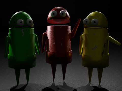 Characters from game REPO 3D Модель