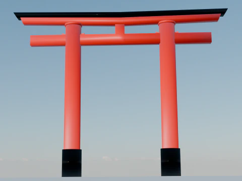 The Torii Gate 3D Model