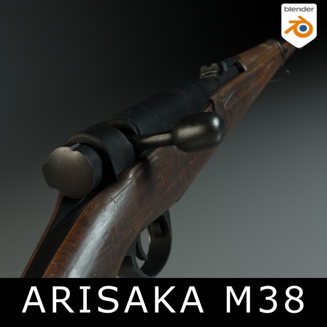 ArisakaM38 Modelo 3D .c4d .max .obj .3ds .fbx .stl .blend 