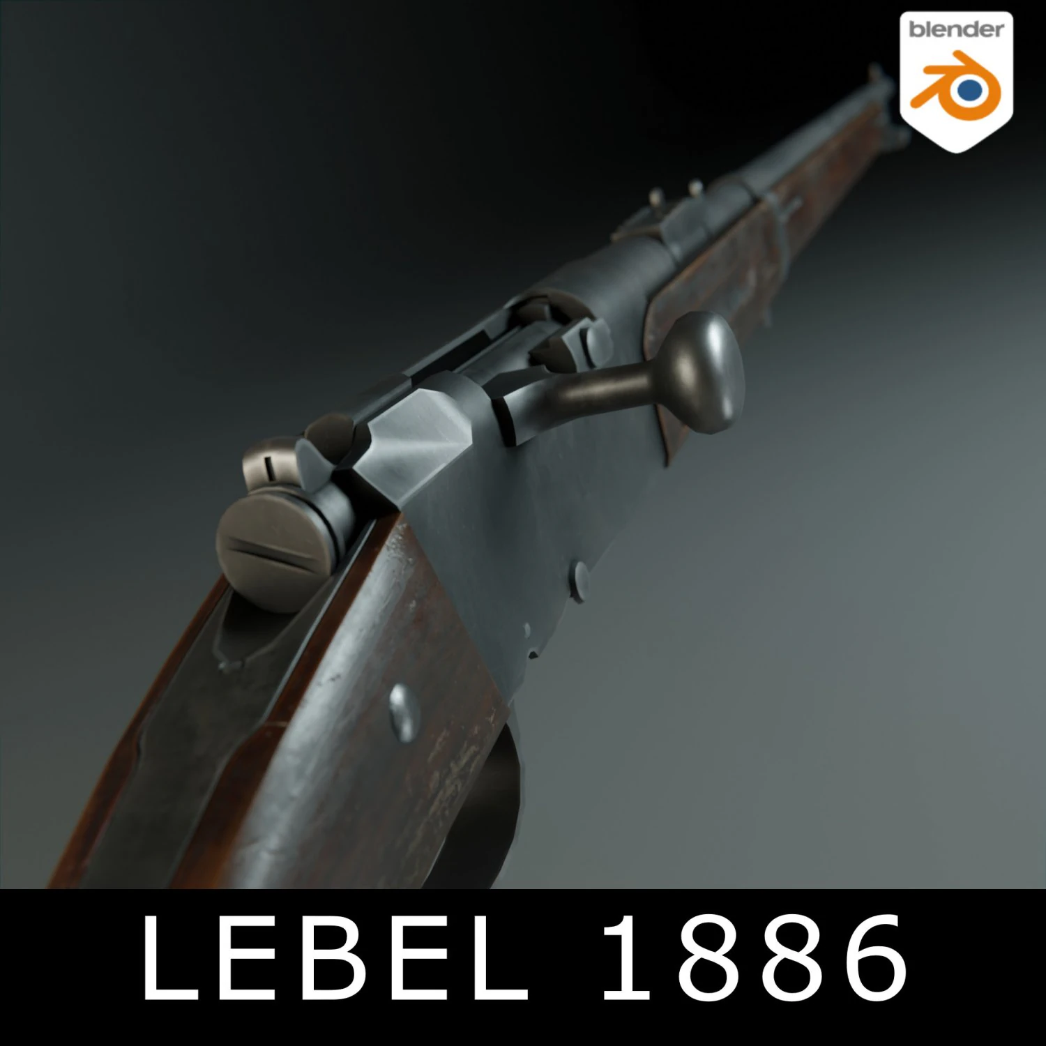 Lebel 1886 3D Model .c4d .max .obj .3ds .fbx .stl .blend 