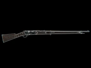 Lebel 1886 3D Model