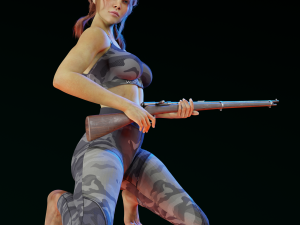 Murata rifle 3Dモデル