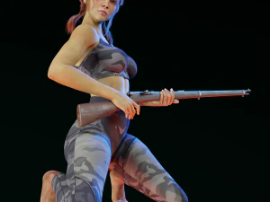 Murata rifle 3D Model