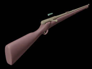 Murata rifle 3D Model